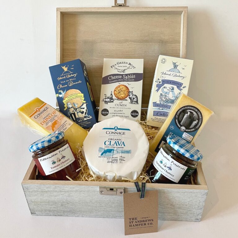 The St Andrews Hamper Company Cheese Lovers Tuck Box 768x768